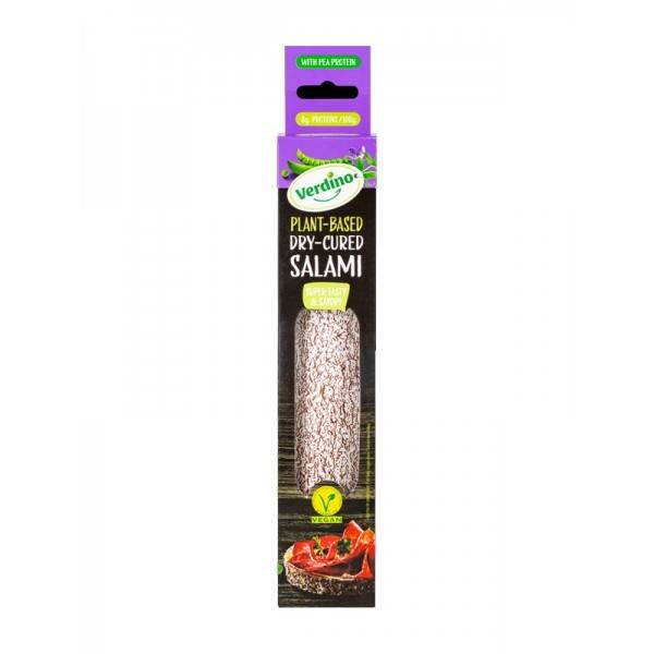 refrig dry cured salami vegan verdino 240g