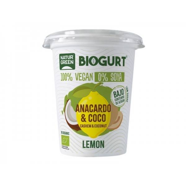 refrig biogurt coco anacardo lim n bio 400 g