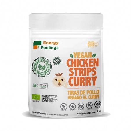 pollo al curry en tiras vegano eco pvt 165g