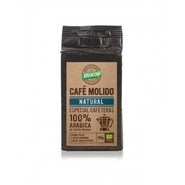 cafe molido 100 arabica biocop 500 g
