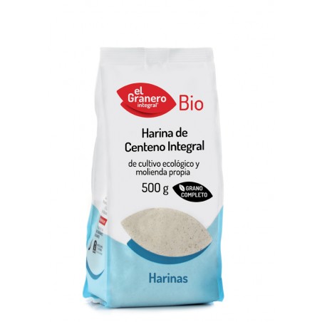 harina de centeno integral bio 500 g