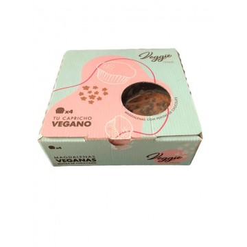 magdalenas pepitas de chocolate vegano 4x90g