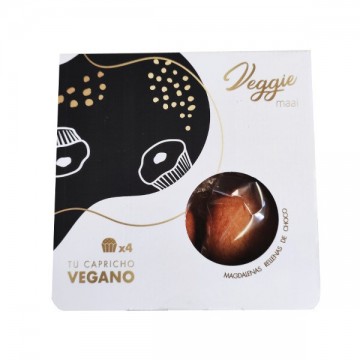 magdalena rellena de chocolate vegano 4x90g