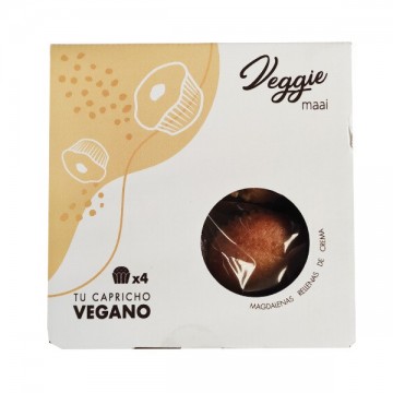 magdalena rellena de crema vegano 4x90g