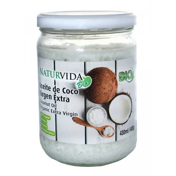 aceite de coco virgen extra bio 400gr 430ml