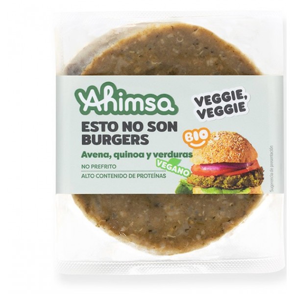 refrig hamburguesa vegetal bio avena quinoa y verduras 160 gr