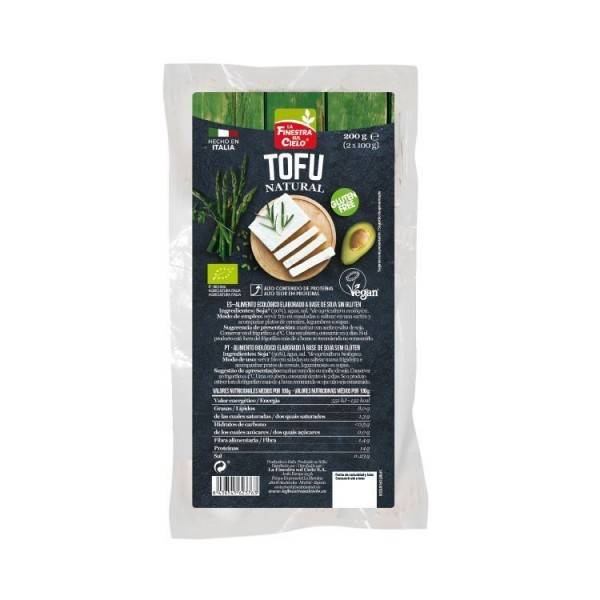 refrigerado tofu natural sin gluten 200gr