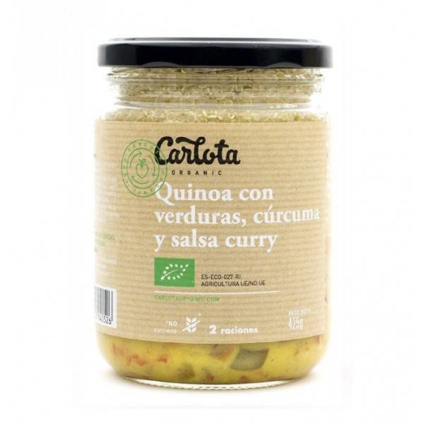 quinoa verduras curcuma y curry 425gr
