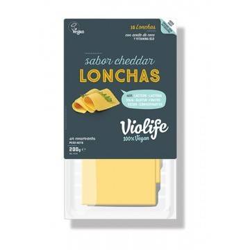 refrig queso violife cheddar lonchas 200 gr