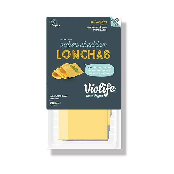 refrig queso violife cheddar lonchas 200 gr