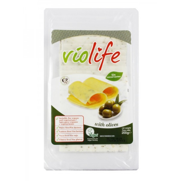 refrig queso violife olivas lonchas 200 gr