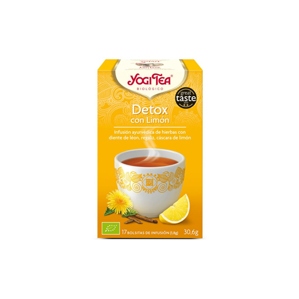yogi tea detox limon bio 17 bolsitas