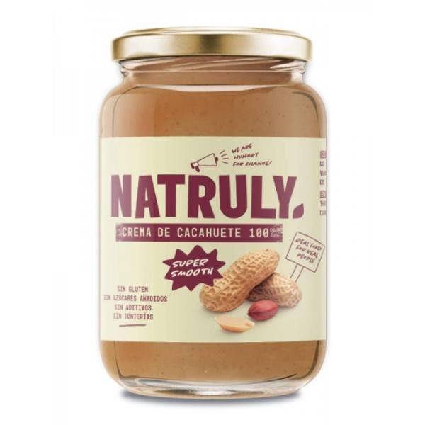 crema cacahuete smoothy natruly 500 g