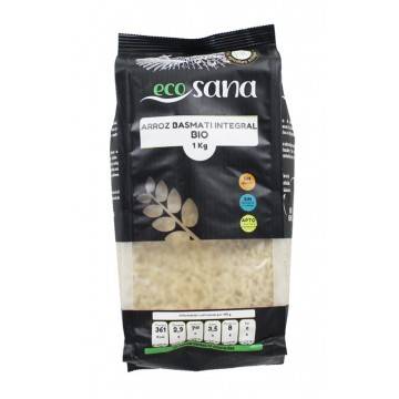 arroz basmati integral bio 1kg ecosana