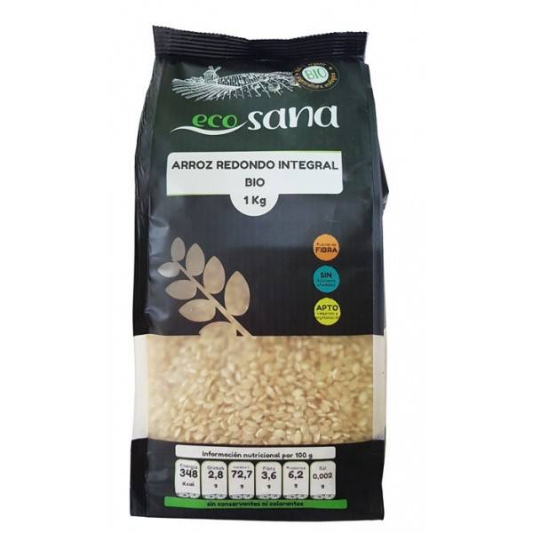 arroz redondo integral bio 1kg ecosana
