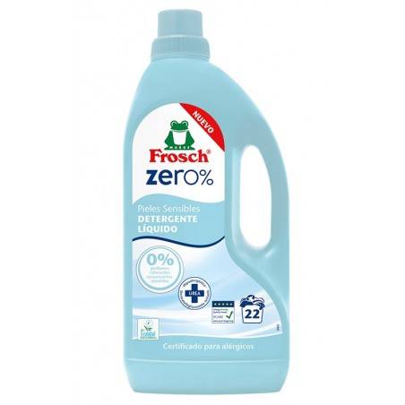 detergente liquido pieles sensibles frosch zero 1500 ml