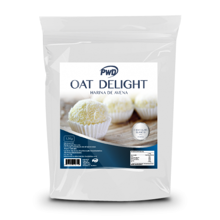 harina de avena oat delight chocolate blanco y coco 15 kg