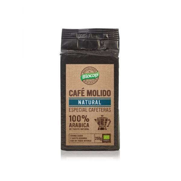 cafe molido 100 arabica biocop 250 g