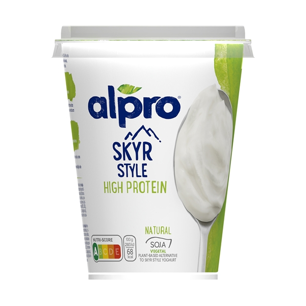 refrig yogur vegetal estilo skyr natural 400g
