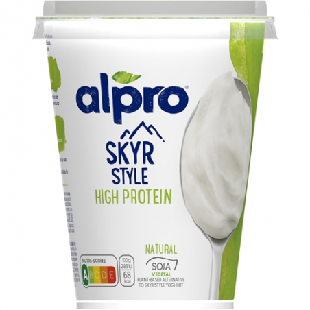 refrig yogur vegetal estilo skyr natural 400g