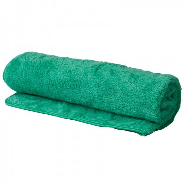 toalla verde microfriba irisana 120x80