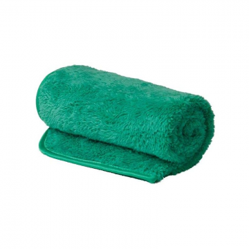 toalla verde microfriba irisana 80x40