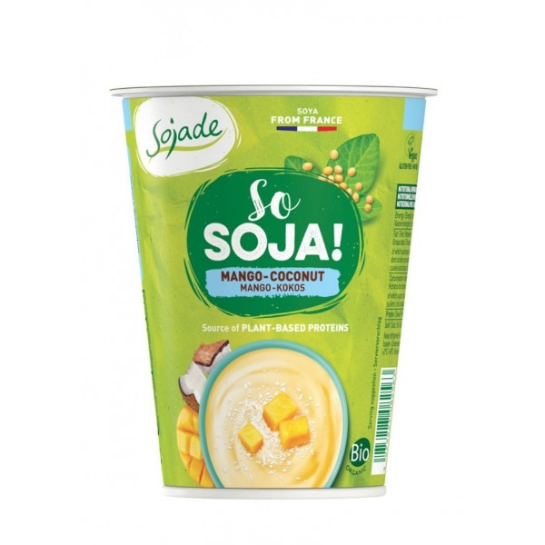 refrig yogur de soja mango y coco bio 400 g