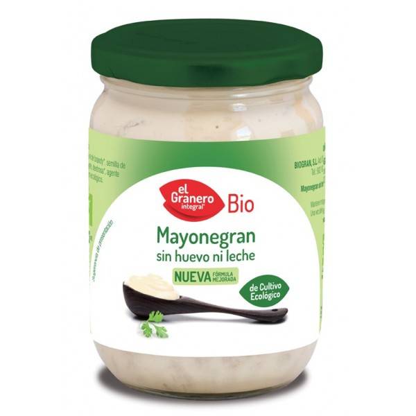 mayonegran mayonesa sin huevo bio 245 g