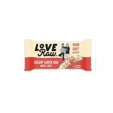 love raw vegan barquillos rellenos de chocolate blanco 2x 225 gr