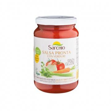 salsa tomate bio con verduras 340gr