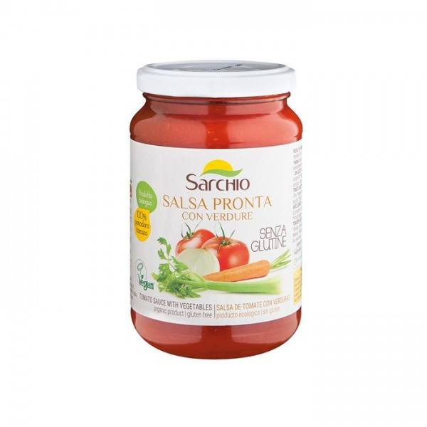 salsa tomate bio con verduras 340gr
