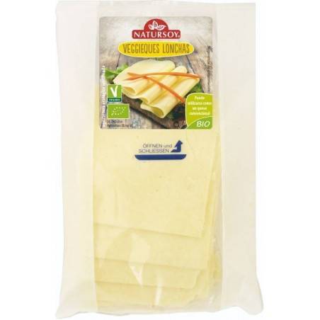 refrig queso vegano veggieques lonchas bio natursoy 150 g