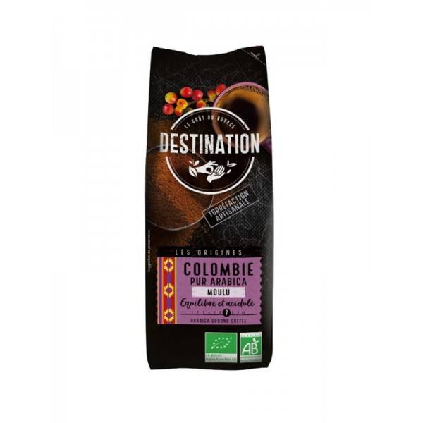 cafe molido colombia 100 arabica bio 250 g